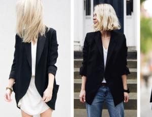 С чем носить черный пиджак — модные новинки сезона